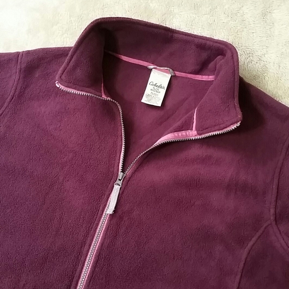 Womens Cabela's Polartec Fleece Jacket - Picture 2 of 5